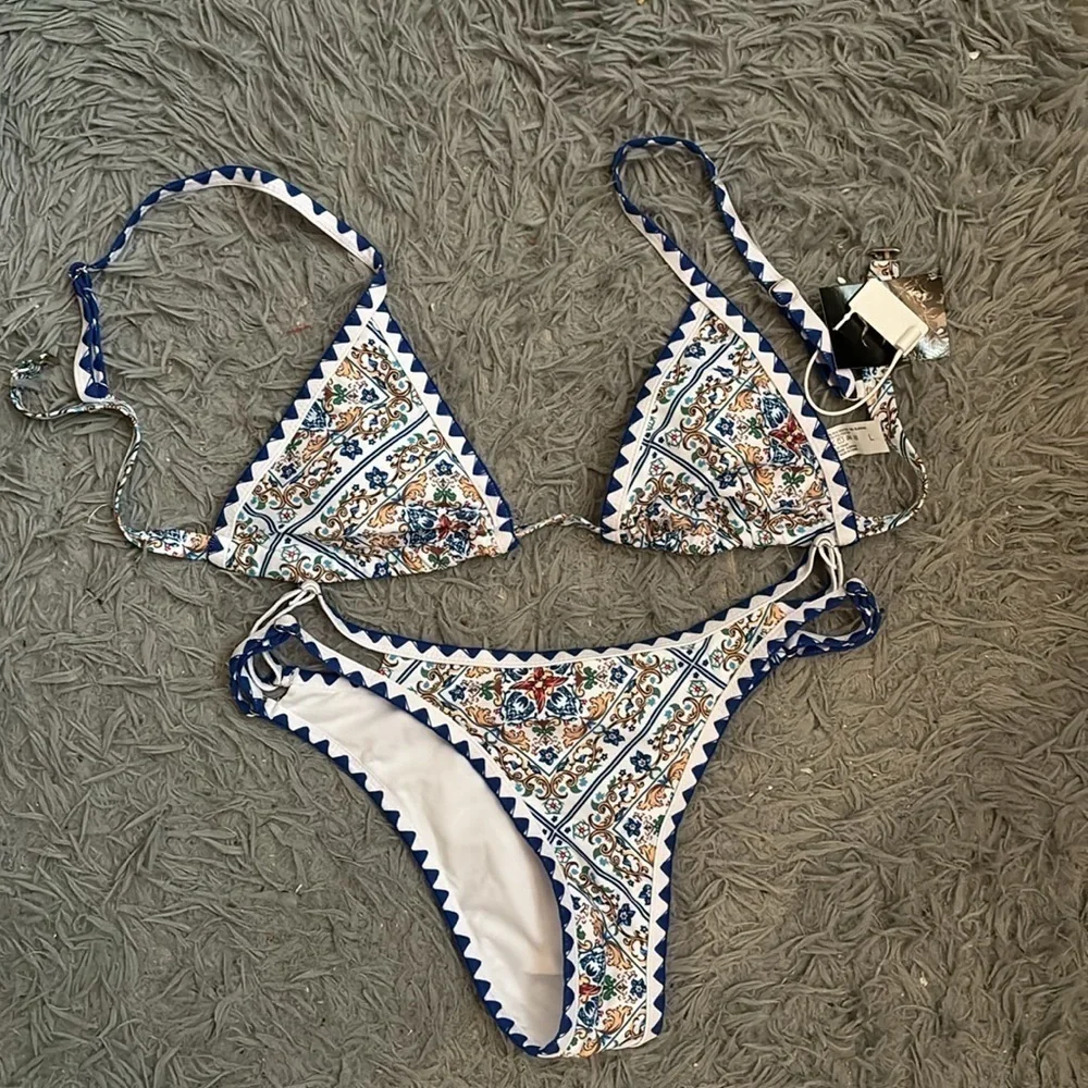 BIKINX Womens Swimsuits Sexy Floral Two Piece Sets Bathing Suit - Picture 7 of 7